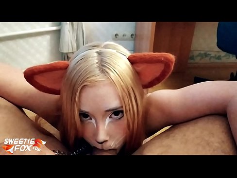 ❤️ Kitsune waxay liqaysaa dick oo afkeeda ku dhufatey ❤  anaga ❌️